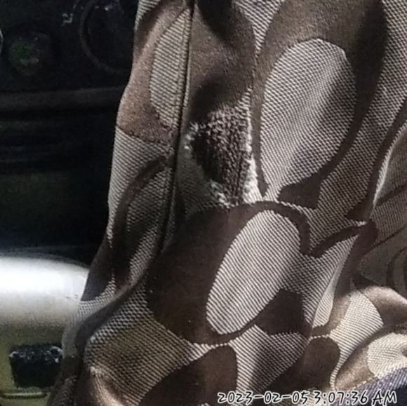 Coach purse brown/tan medium - Picture 6 of 8